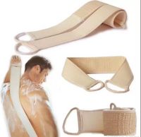 Doğal yumuşak pul pul dökülen LOOFAH Banyo Duş unisex masaj spa yıkayıcı sünger arka kayış vücut cilt sağlığı temizleme aracı FY2492 SS1124