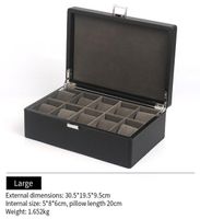 Borse per le carterie di gioielli 8 10 2021 Corea di alta qualità Men039 Organizzatore Cuscino da viaggio portatile Display Casella di orologio in pelle