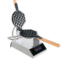 Máquina de waffle de bolhas comerciais Eggettes Puff Waffle Maker