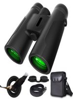 Télescope Binoculars Suncore 12x42 HD High Power Bak4 Prism Multiryer Green revêtement imperméable Portable Portable Camping Huntin
