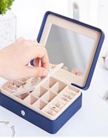 Bolsas de joyería bolsas portátiles de princesa princesa europea estilo collar anillo anillo organizador de regalo de regalos almacenamiento de mujeres duplicado