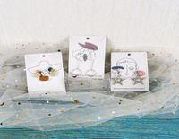 Bolsas de joalheria bolsas de colar de colar de breol de 100 pcs Conjunto de cartão de exibição para compactar brincos e suprimentos para a orelha artesanal