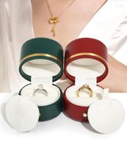 Sacches de bijoux Sacs Collier de cylindre anti-perte simple Case de pendentif Consert Protain Léger pour la fenêtre Affichage Toby22