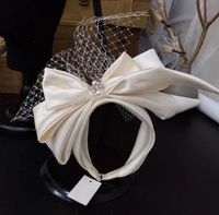 Направления винтажные шампанские сетчатые сетчатые головные головные уборы для свадебных аксессуаров для волос.