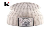 Caps Hats Streetwear Skullies Beanies Men Knitted Wool With ...