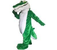 Fantas de mascote de crocodilo de alta qualidade de 2019 Partema de carnaval de carnaval de luxuoso mascote crocodiliano tamanho adulto