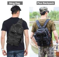 20L Tactical Assault Bag Fishing Military Sling Backpack Arm...