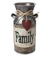 Retro Vase Rustic Decorative With Greetings And Rope Design ...