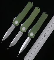 DF106 Couteau pliant Osborne Fast D2 Satin Plain Blade Green Aluminium Poignées BM 940 BM940 94009400BK