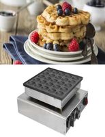 Makers à pain 25 trous Waffle Maker 950W Electric chauffage rapide Muffin Pancake Machine Appareil de cuisine Bubble ALAR22