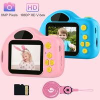 Kids039s Toy Camera de juguete Juguetes educativos Regalos para ni￱o Girl039s Juguete Beb￩ Bebid Resaje 8MP C￡mara digital 1080p Video C