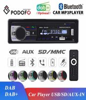 Outros eletrônicos de automóveis podofo dab carro Rádio Autoradio Receptor Estréreo FM Aux Input SD USB JSD520 12V INDASH 1DIN Bluetooth mp3 m
