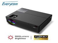 Projektörler Everycom M9 Cl770 Native 1080p Full HD 4K Projektör LED Multimedya Sistemi Beamer 6800 Lümenler Otomatik Keystone Ev Sineması