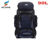 90L de grande capacidade para mochila ao ar livre camping de montanhismo de montanhismo Backpack Rucksack Sport Blaso Bag 220