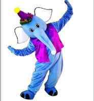 Costumes de mascotte d'éléphant de clown de haute qualité 2018 pour adultes Circus Christmas Halloween Tipe de fantaisie costume