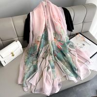 Шарфы 2022 Шары шифоновые платки для женщин корейская весенняя осенняя осенняя шарф -шарф женский кондиционер