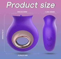 Nxy eggs пули влагалище пероральное сосание вибраторы 9 скоростей, облизывая секс -игрушки для женщин, язычко соскак.