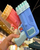 Gun Toys Electric Bubble Gun 32 Hole Automatic Blower Soap B...