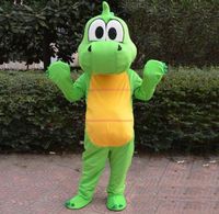Professionelle neue Erwachsenegröße grüner Dragon Dinosaurier Maskottchen Kostümanzug Kostüme Kosply Kostüme