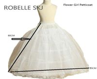 Çiçek kız petticoat çocukları Crinoline küçük kız için 20cm uzunluğunda 3hoops yüksek kalite hızlı 7682714
