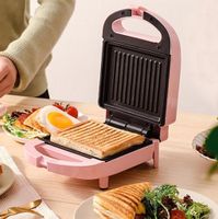 Multifuncional Sandu￭che El￩trica de 650w M￡quina de caf￩ da manh￣ Bolo de ovo Sandwichera Waffle Toaster Machine1