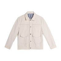 Erkek Ceket Retro kadife ceket büyük cepler bahar sonbahar uzun kollu yaka dış giyim moda gündelik düz renk fermuarlı ceket