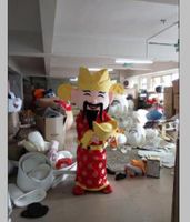 2019 Professional Made Golden Man Mascot Costume Size Size Halloween Birthday Party Cartoon Apparel