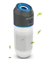 Car Air Purifier Mini HEPA Air Purifier with 4Stage Filtration Cleaner for Car Office Eliminates Smoke Dust