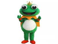 2019 Discount Factory Frog Mascot Costume Halloween Cartoon Apparel Birthday Party Fancy Costumemascotte