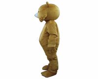 2018 Brown Bear Adult Mascots mascot Costume Fancy Dress 042...