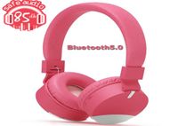 سماعات الرأس Kids Bluetooth Wireless 85db حجم سماعات رأس الأطفال المحدودة 10 ساعات تشغيل أذن ميكروفون WirelessWired لـ B5097472