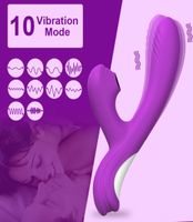 Sexy Kost￼me G Spot Saugbimers f￼r Frauen Clitoris leistungsstarke 10 -Geschwindigkeit vibrierende weibliche Klitorisstimulator Dildo Sex Toys f￼r Anzeige