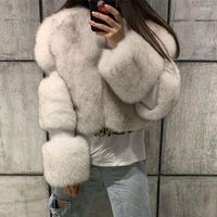 여자 모피 따뜻한 겨울 여성 의류 의류 인조 코트 2XL 코트 재킷 푹신한 외투를위한 크기