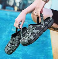 Sandalias para hombres zapatos de jardín de camuflaje de verano pareja de goma de goma zapatillas sandalias para caminar por la playa masculina szie5043554