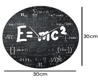 Теория относительности математическая формула настенные часы Ученик Ученый -Ученый Подарок Школа класса Decor225U