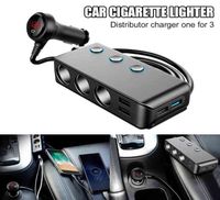 Universal 12V 24V 4 Way Cigarette Lighter Multi Socket Auto ...