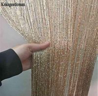 3x26m rideau rideau brillant rideaux de ligne de gland