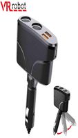 VR 로봇 듀얼 USB QC30 자동차 충전기 어댑터 100W 12V24 2 방향 담배 라이터 소켓 스플리터 PD Typec 빠른 충전 H2205