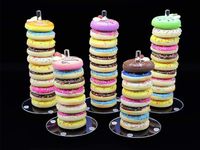 Yemek tabakları düğün dekorasyon çörekleri akrilik tutar tatlı çörek masa tutucu çocuklar doğum günü parti malzemeleri