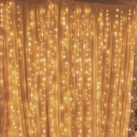 Decorações de Natal Curtain Lights Lighting Holida