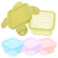 6PCS Salad Dressing Containers, Small Condiment Containers with Leakproof  Lids, Sauce Containers for Lunch Box, Dipping Sauce Pots, Little Tubs  Storage Cups for Sauces Dipping Condiment Snacks