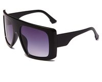 Yeni trend moda büyük çerçeve güneş gözlüğü kademeli renkli güneş gözlüğü sürüş partisi