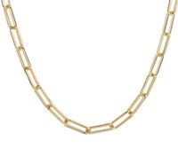 Micci Whole Women Juwelry PVD 18K Gold plattiert runde flache Rechteckpapier Clip Clip Clip Clip Linkkette Edelstahl Halskette1682817