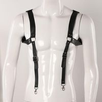 Gürtel Herrenkörper Hossportgurte Gothic Punk Leder -Halt Kostüm sexy Brust Schulter Cosplay Clubwear