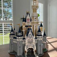 Blocco cinematografico Cenerentola Princess Castle City Model 4080pcs Build Building Bricks Toys Set regalo per bambini Compatibile con 71040