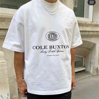 CB T-shirt Cole Buxton T-shirt Men Femmes Cole Buxton T-shirt 100% coton Top de haute qualité 210719