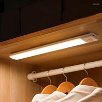 LED LIGHTE ULTA-TRAPTULE LUMI￈RE Sous la lampe d'￩clairage de cuisine rechargeable USB de la lampe d'￩clairage de cuisine rechargeable USB