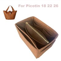 For Picotin 18 22 26 Organizer Purse Insert Handmade 3MM Fel...