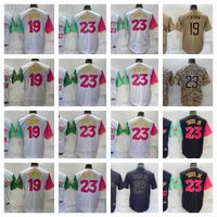 2022 New Baseball Jersey 23 Fernando Tatis Jr. 19 Tony Gwynn Stitched Jerseys Men Size S-XXXL