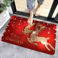 Christmas Decorations Santa Claus Christmas Doormat Pillowca...